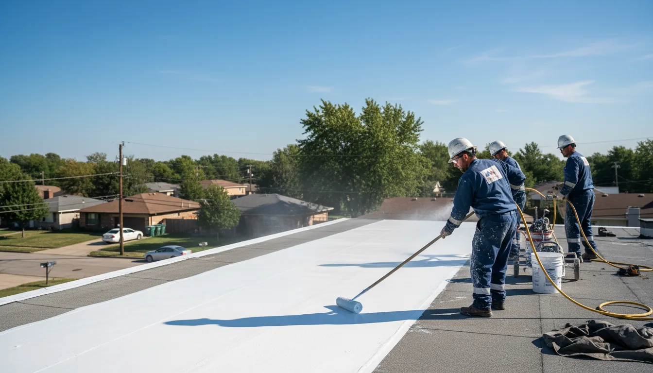 Commercial roof coating in Centertown, KY near me